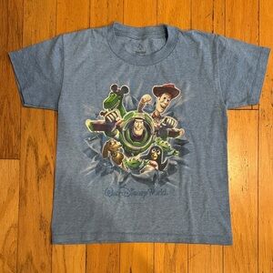 Disney Parks | Kids Blue Toy Story Graphic Tee | size XS